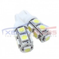 9 SMD White Xenon Side Light HID 501-W5W-T10-5050 ..